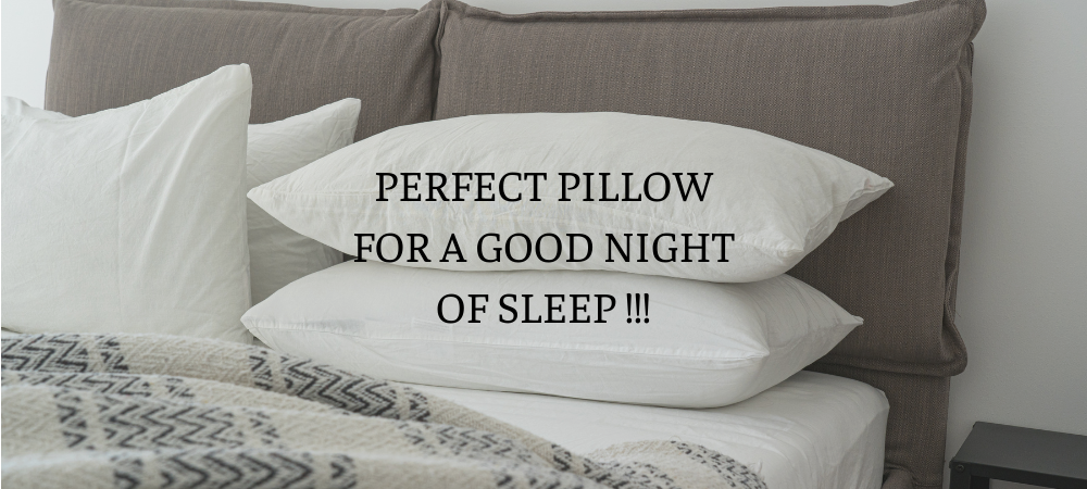Perfect pillow for a good night of sleep !!!