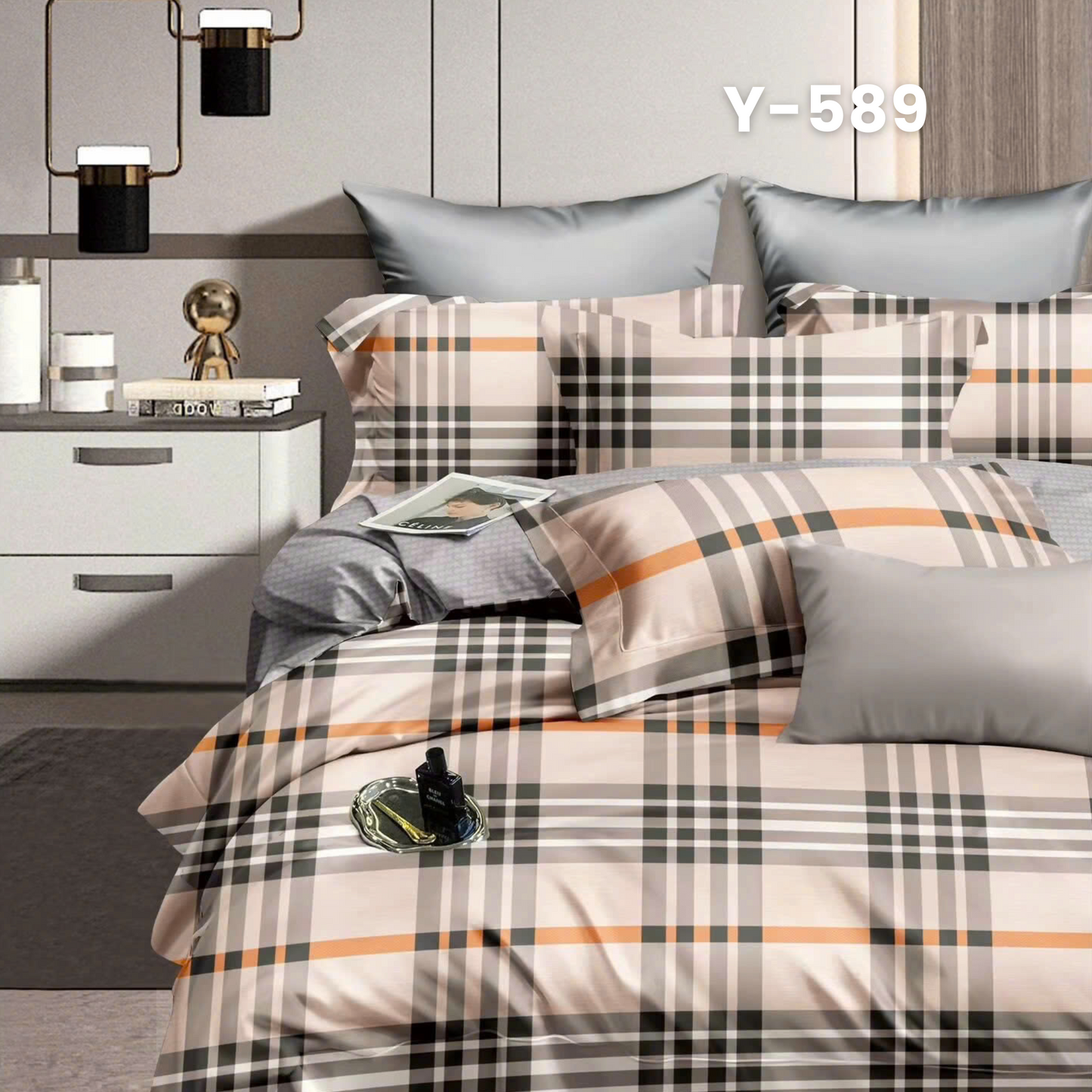 (Pre Order) Bed-in-a-bag set - Cotton-Silk T200