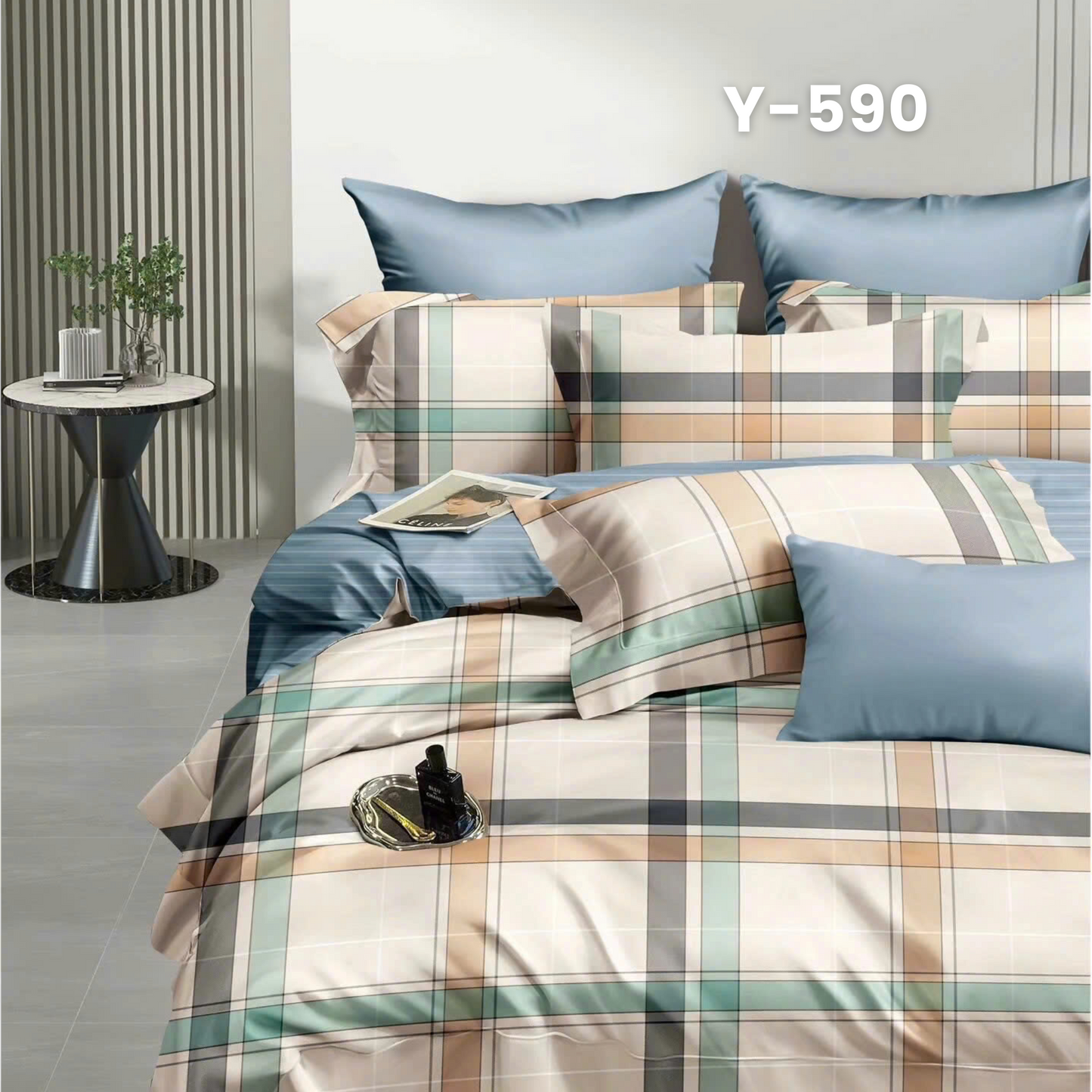 (Pre Order) Bed-in-a-bag set - Cotton-Silk T200