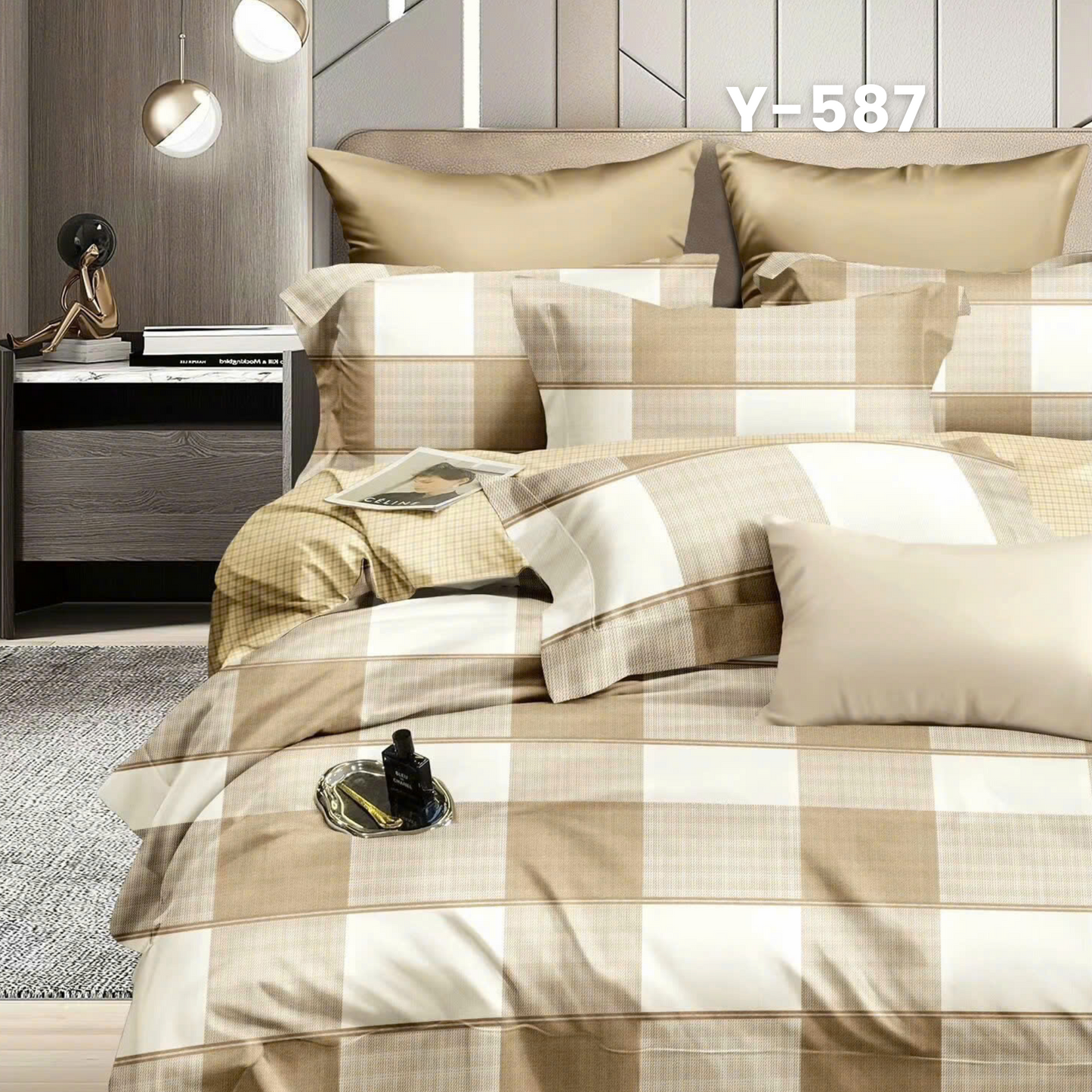 (Pre Order) Bed-in-a-bag set - Cotton-Silk T200