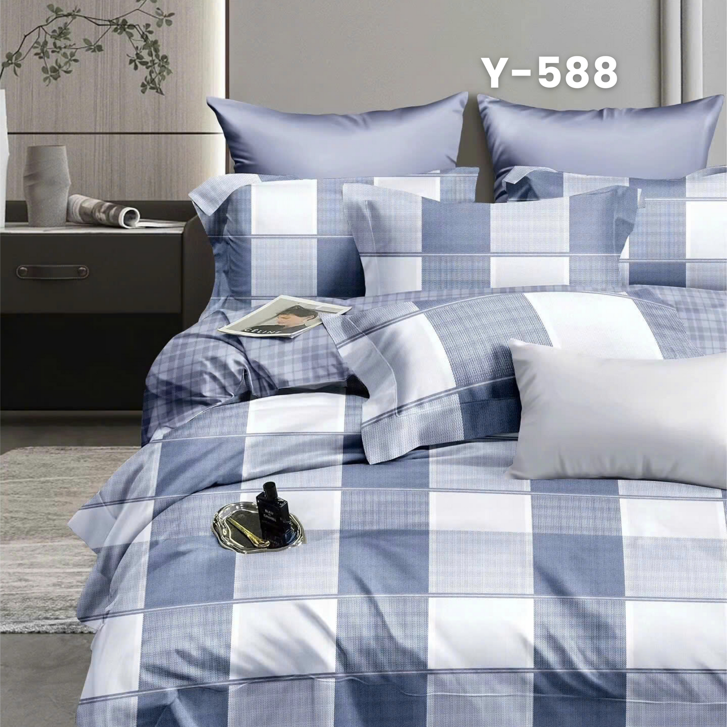 (Pre Order) Bed-in-a-bag set - Cotton-Silk T200