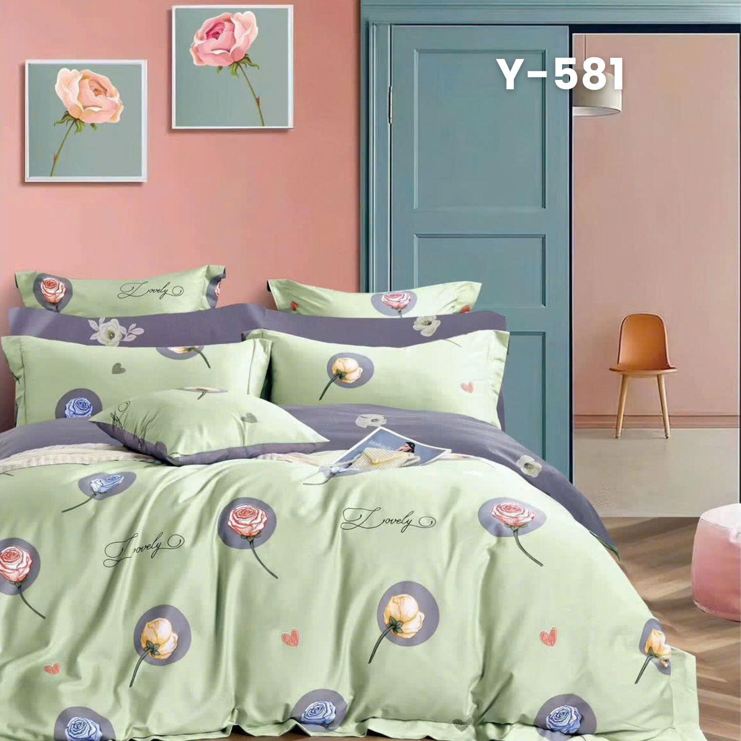 (Pre Order) Cotton-Silk T200 Basic Set - 1 Duvet cover, 1 Fitted sheet and 2 Pillow cases