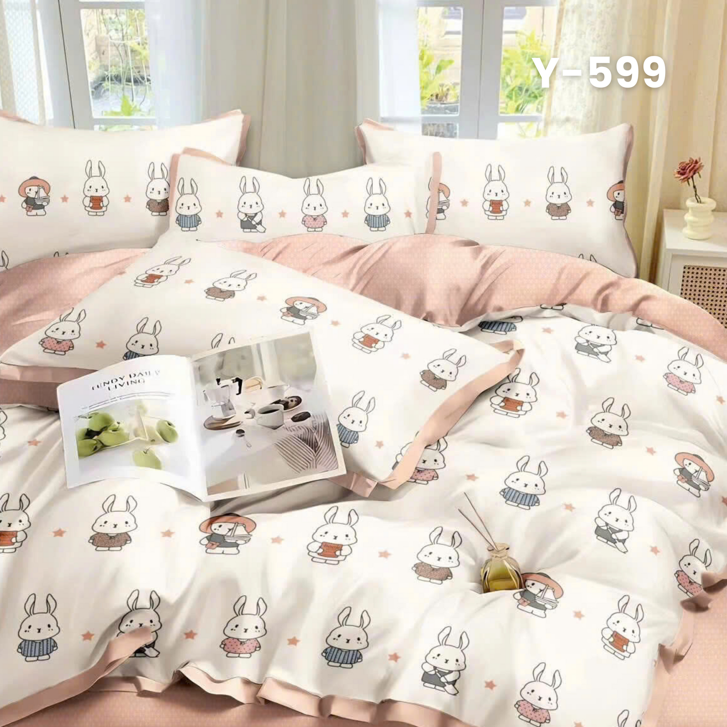 (Pre Order) Bed-in-a-bag set - Cotton-Silk T200