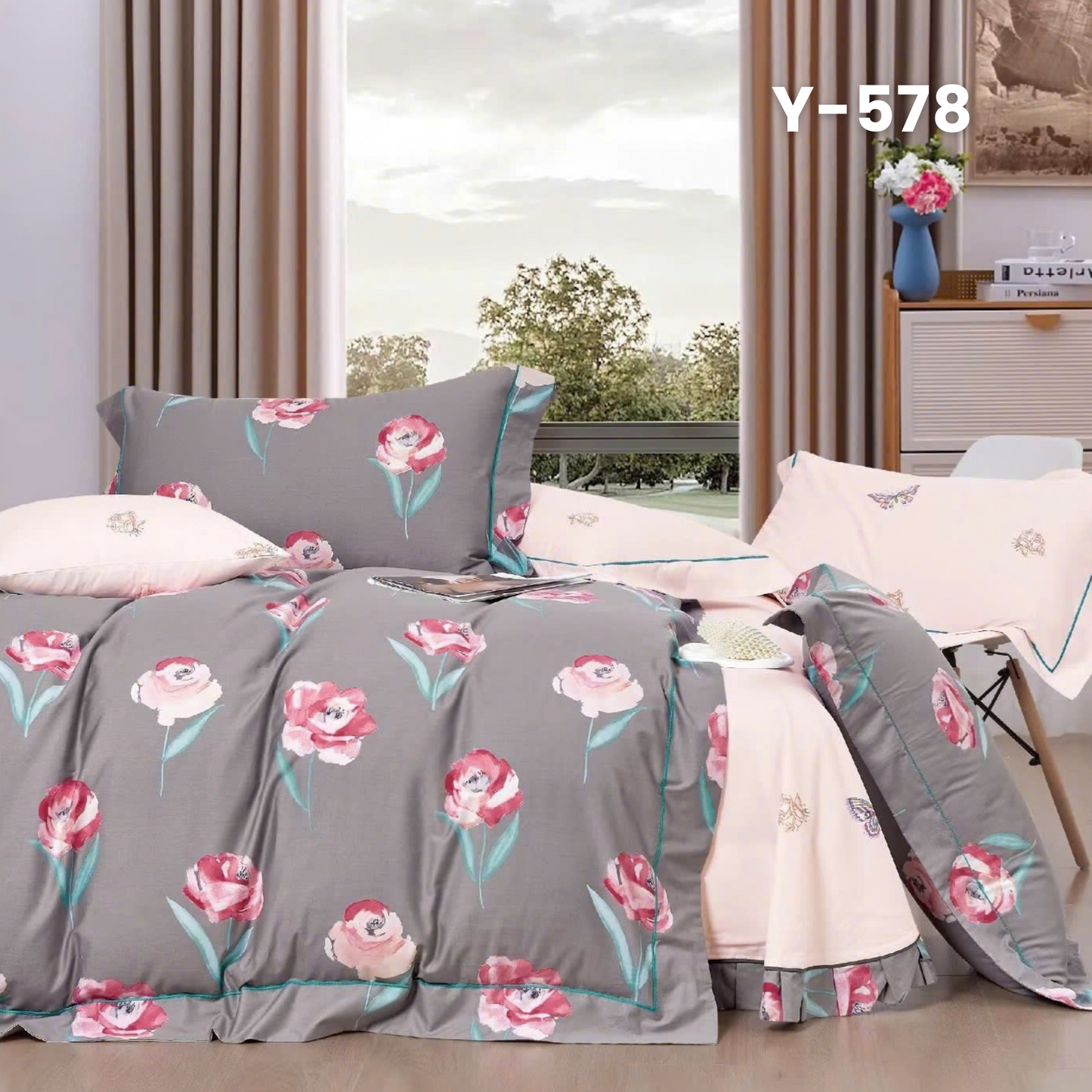 (Pre Order) Bed-in-a-bag set - Cotton-Silk T200