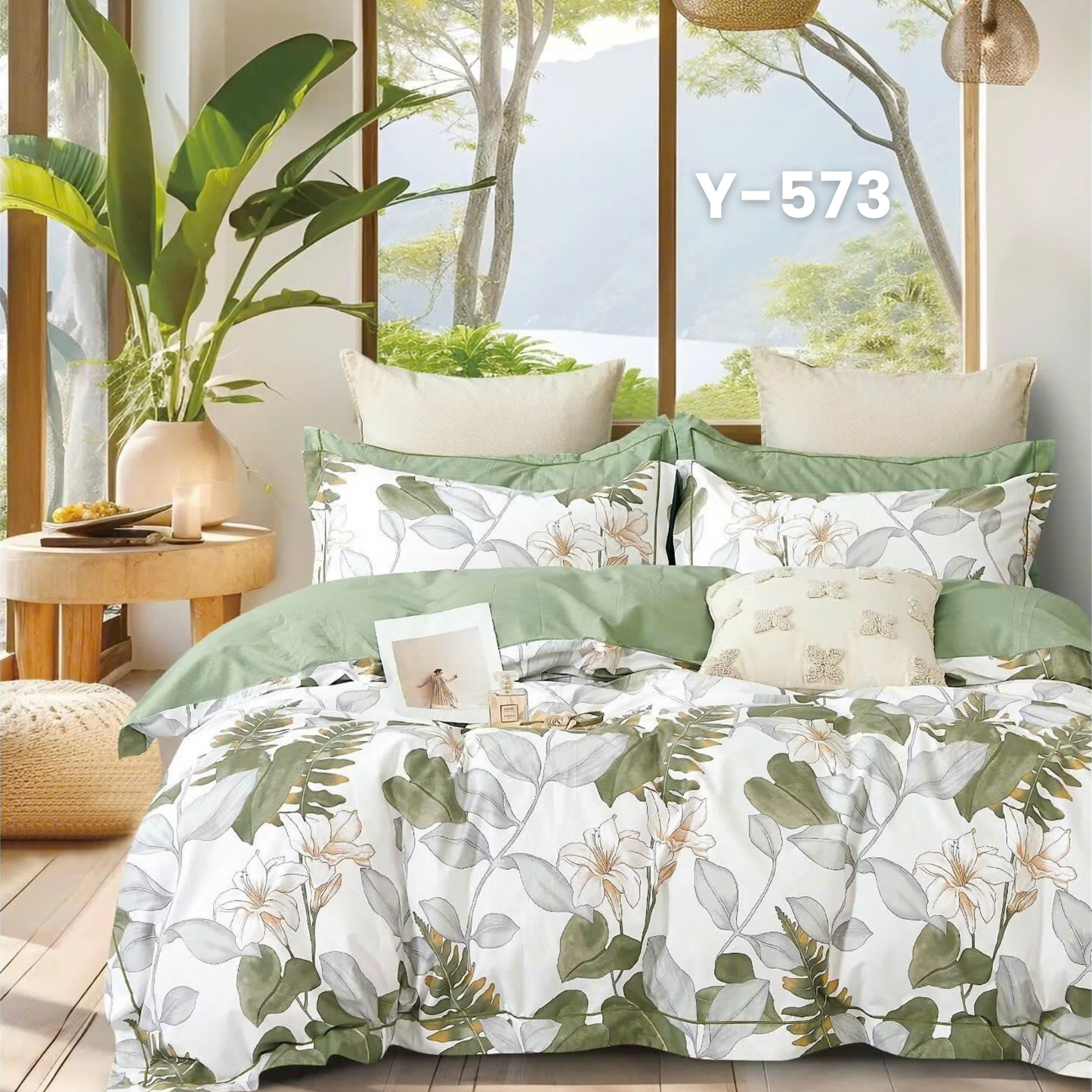 (Pre Order) Bed-in-a-bag set - Cotton-Silk T200