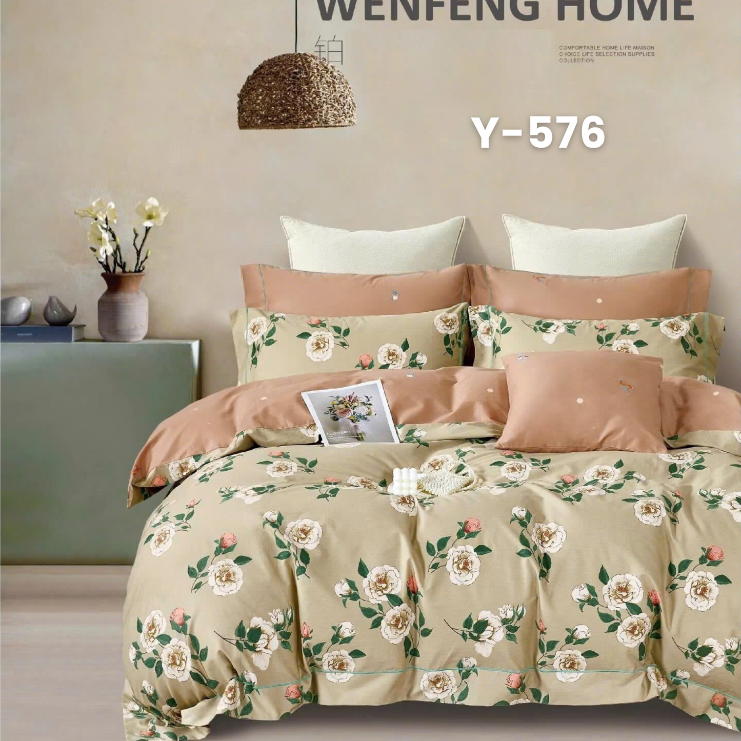 (Pre Order) Bed-in-a-bag set - Cotton-Silk T200