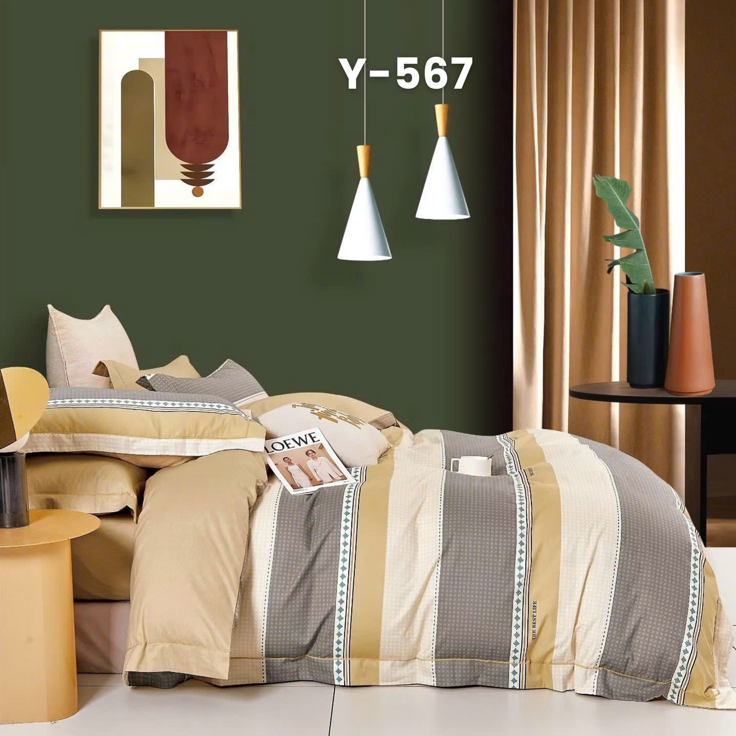 (Pre Order) Bed-in-a-bag set - Cotton-Silk T200