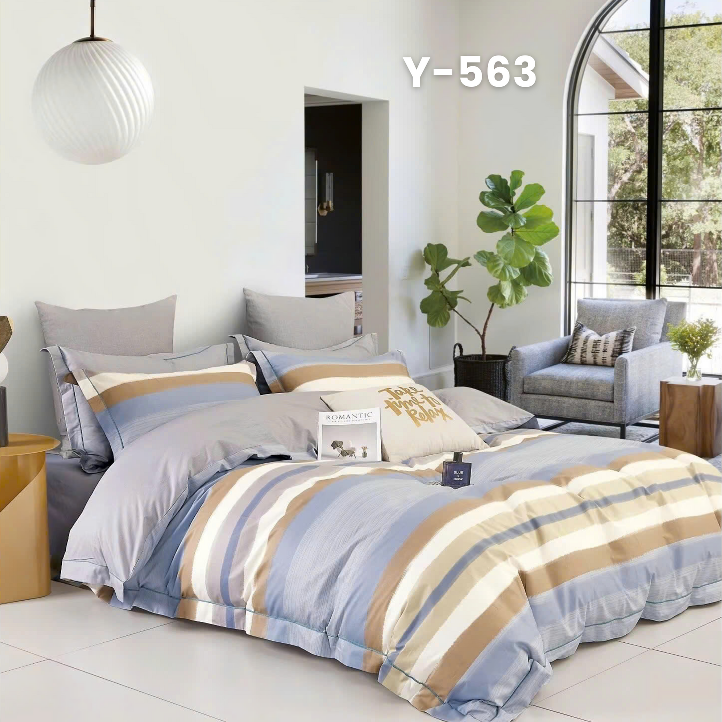 (Pre Order) Bed-in-a-bag set - Cotton-Silk T200