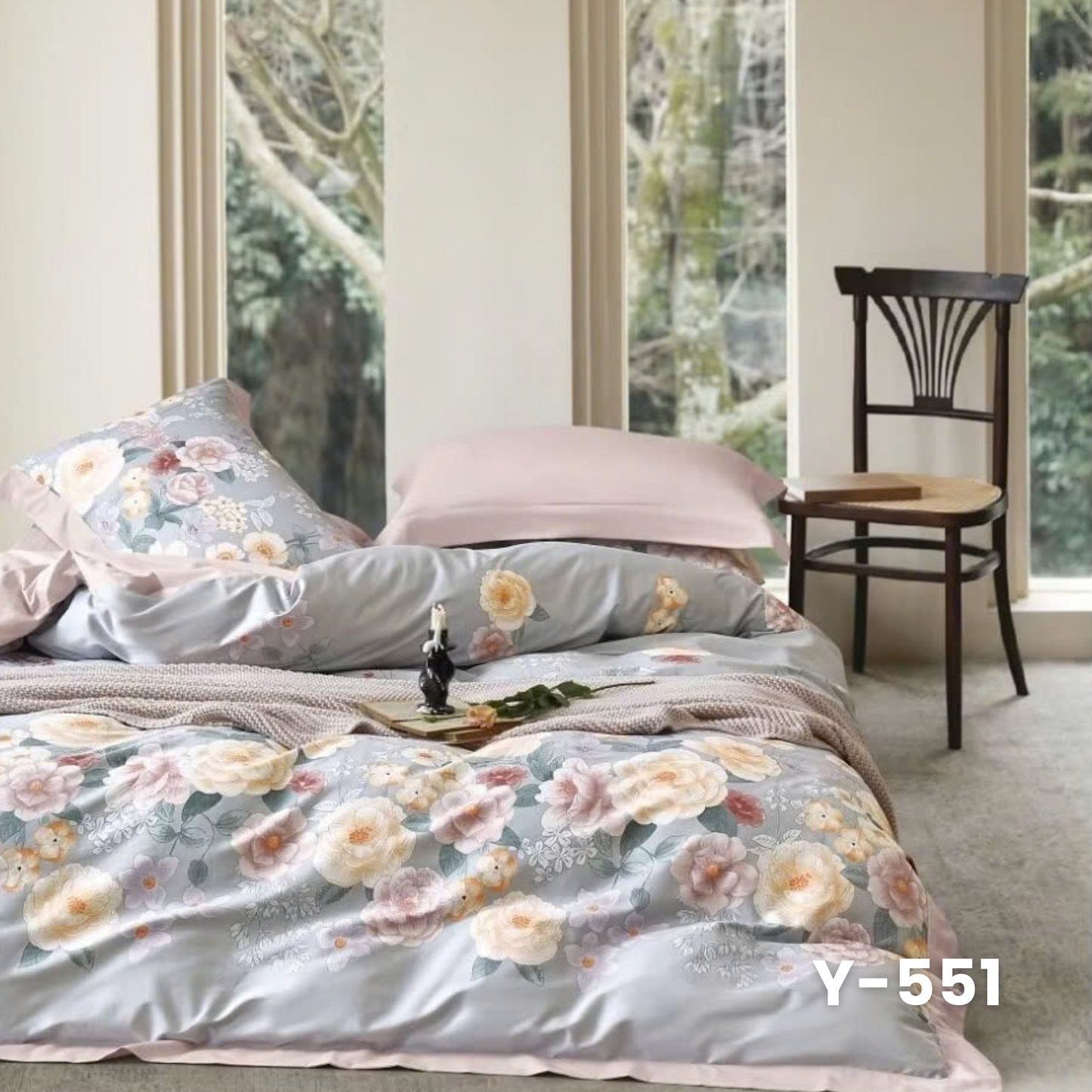 (Pre Order) Bed-in-a-bag set - Cotton-Silk T200