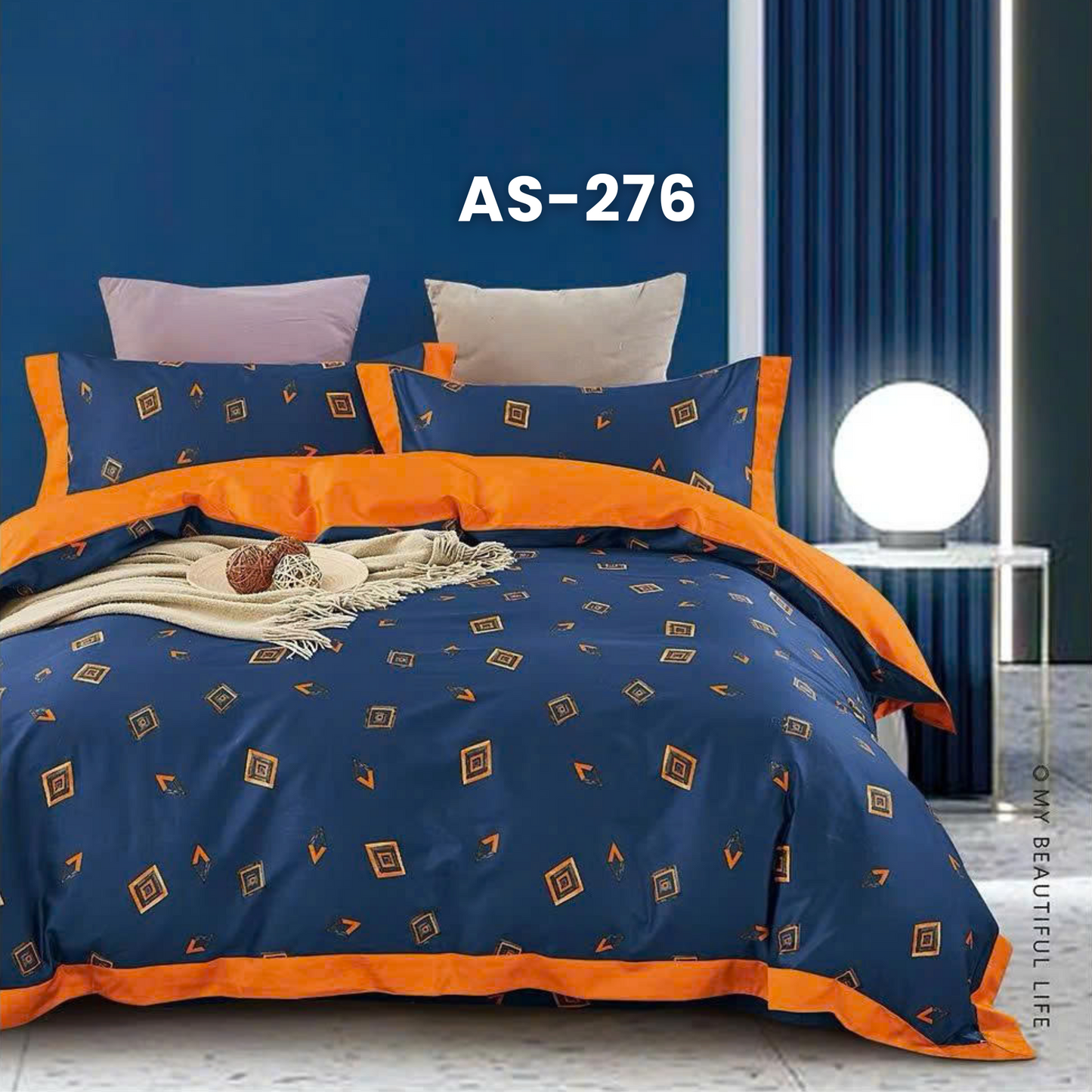 (Pre Order) Bed-in-a-bag set - 100% Cotton - AS Color