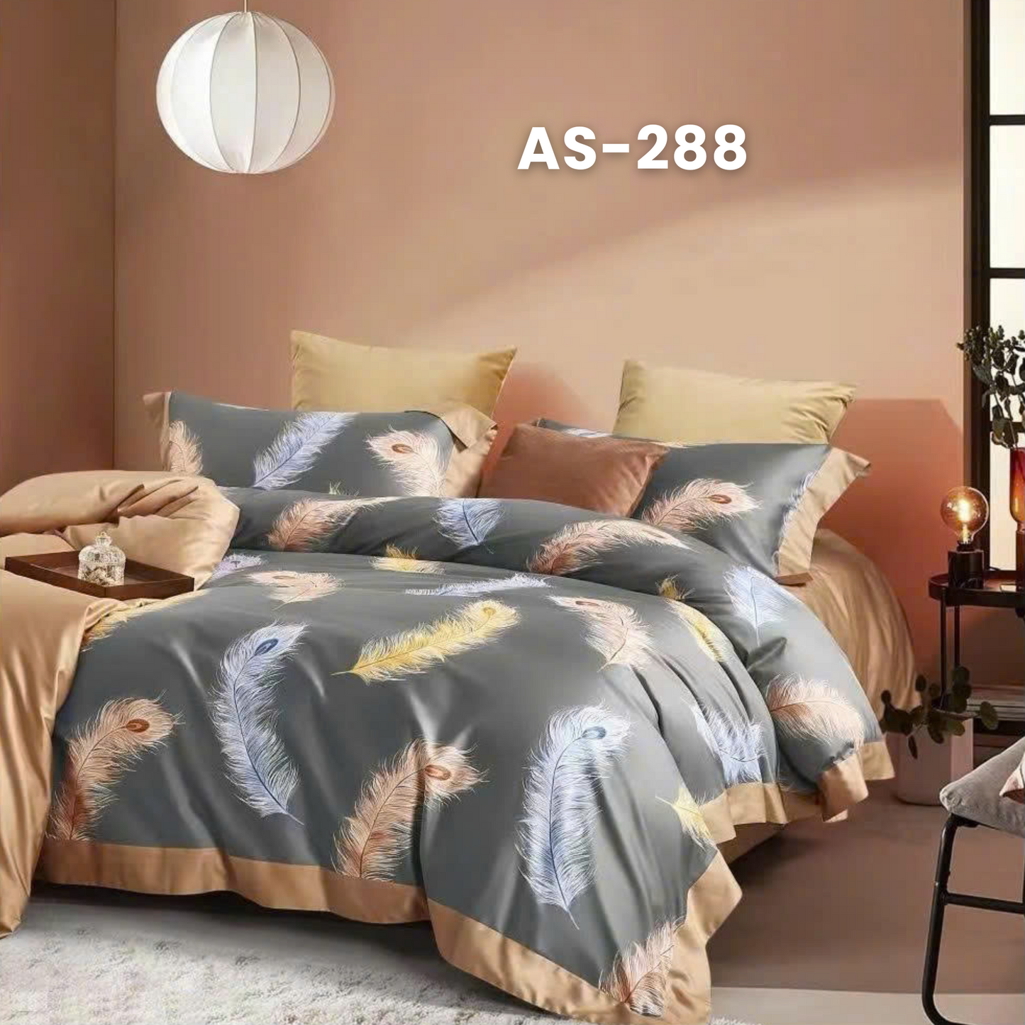 (Pre Order) Bed-in-a-bag set - 100% Cotton - AS Color