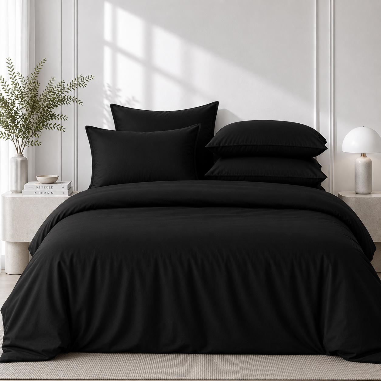 Cotton Budget Set - 1 Fitted sheet and 2 Pillow cases