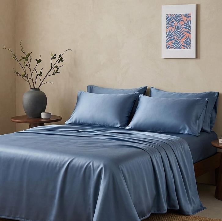Tencel Basic Set - 1 Duvet cover, 1 Fitted sheet and 2 Pillow cases