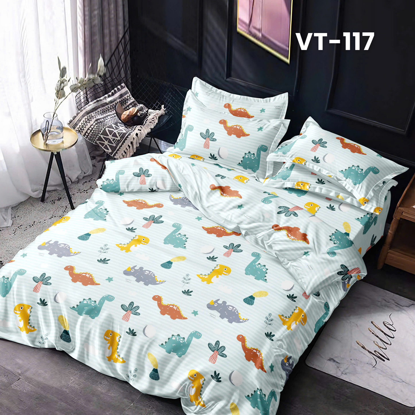 (Pre Order) Tencel Polyester Basic Set - 1 Duvet cover, 1 Fitted sheet and 2 Pillow cases