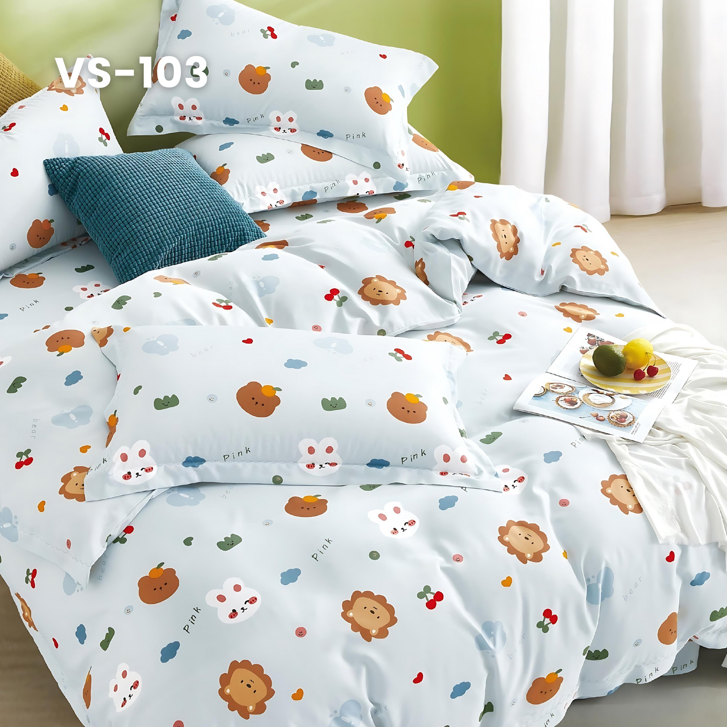 (Pre Order) Tencel Microfiber Basic Set - 1 Duvet cover, 1 Fitted sheet and 2 Pillow cases