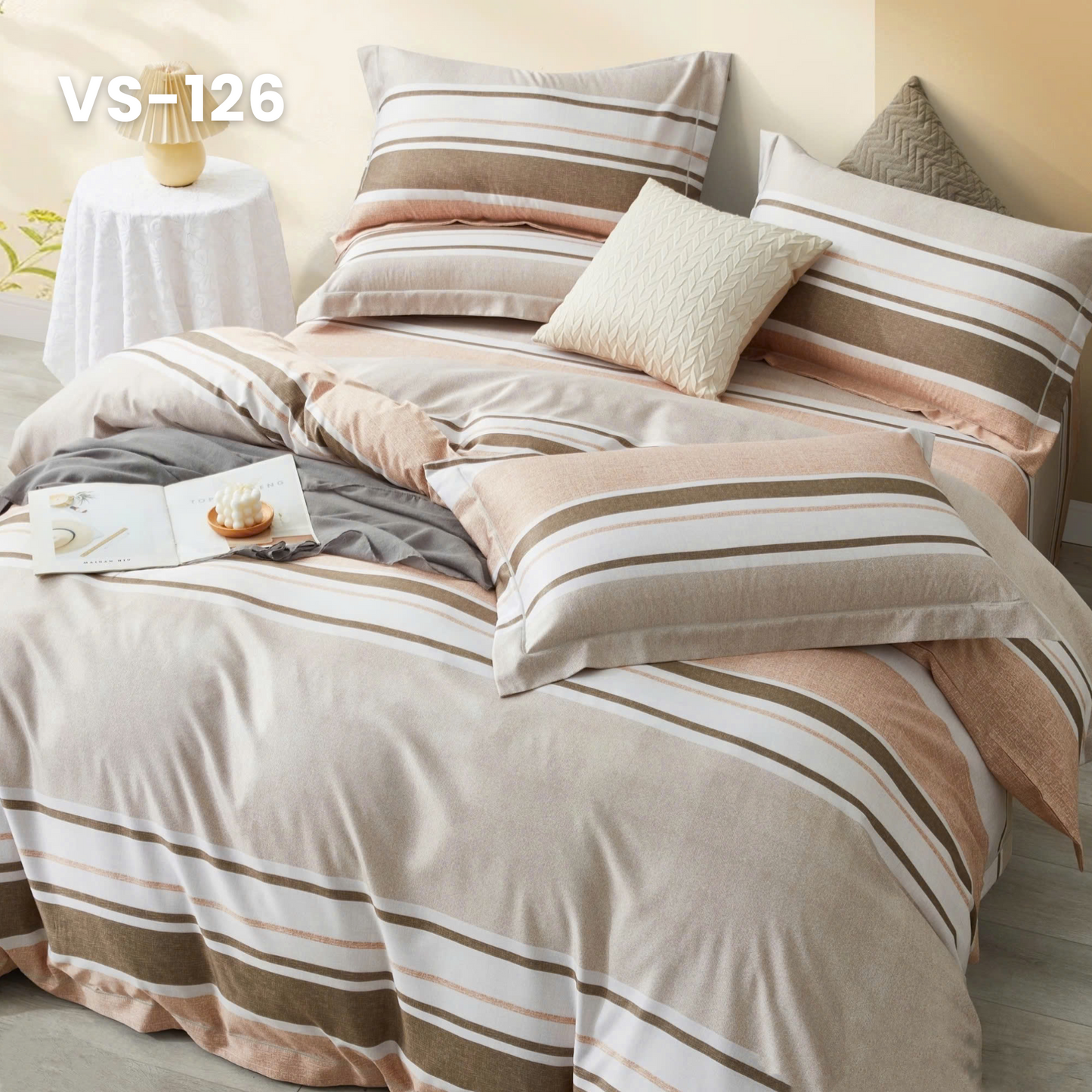 (Pre Order) Tencel Microfiber Basic Set - 1 Duvet cover, 1 Fitted sheet and 2 Pillow cases
