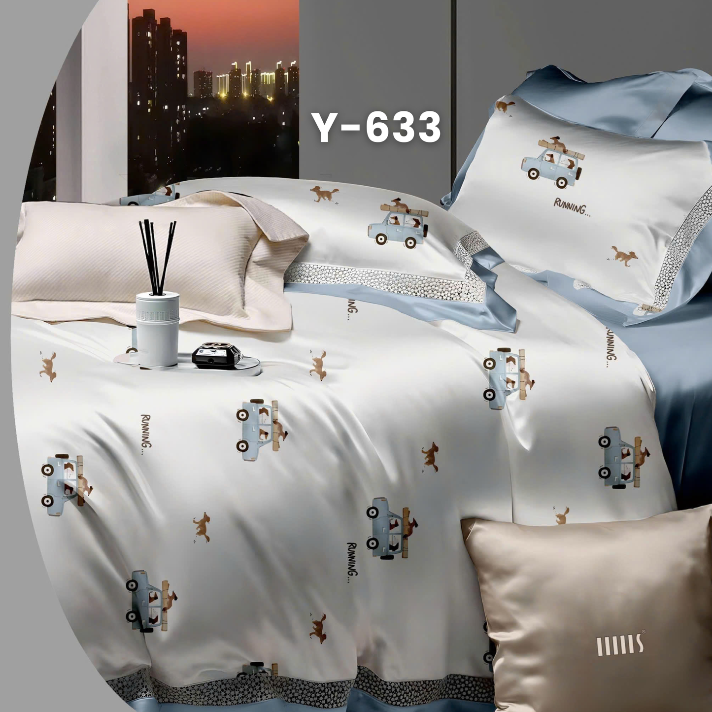 (Pre Order) Bed-in-a-bag set - Cotton-Silk T200
