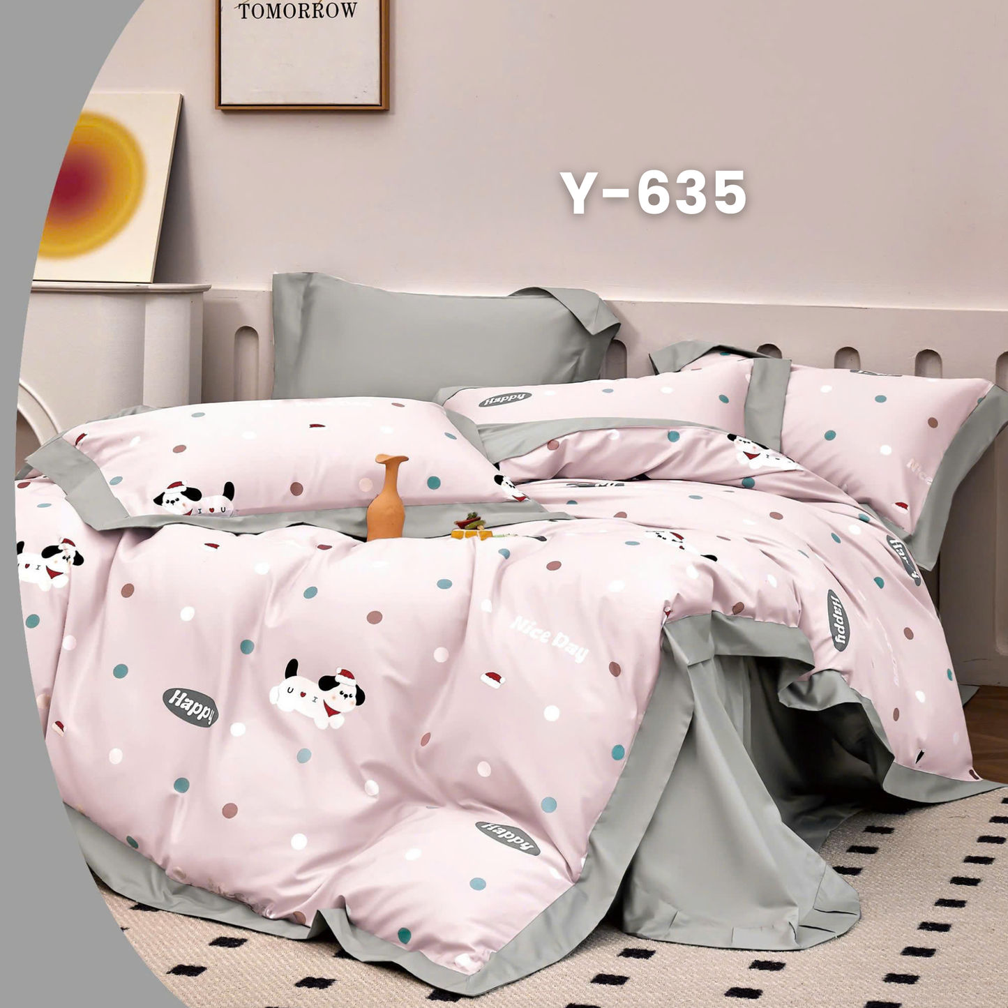 (Pre Order) Bed-in-a-bag set - Cotton-Silk T200