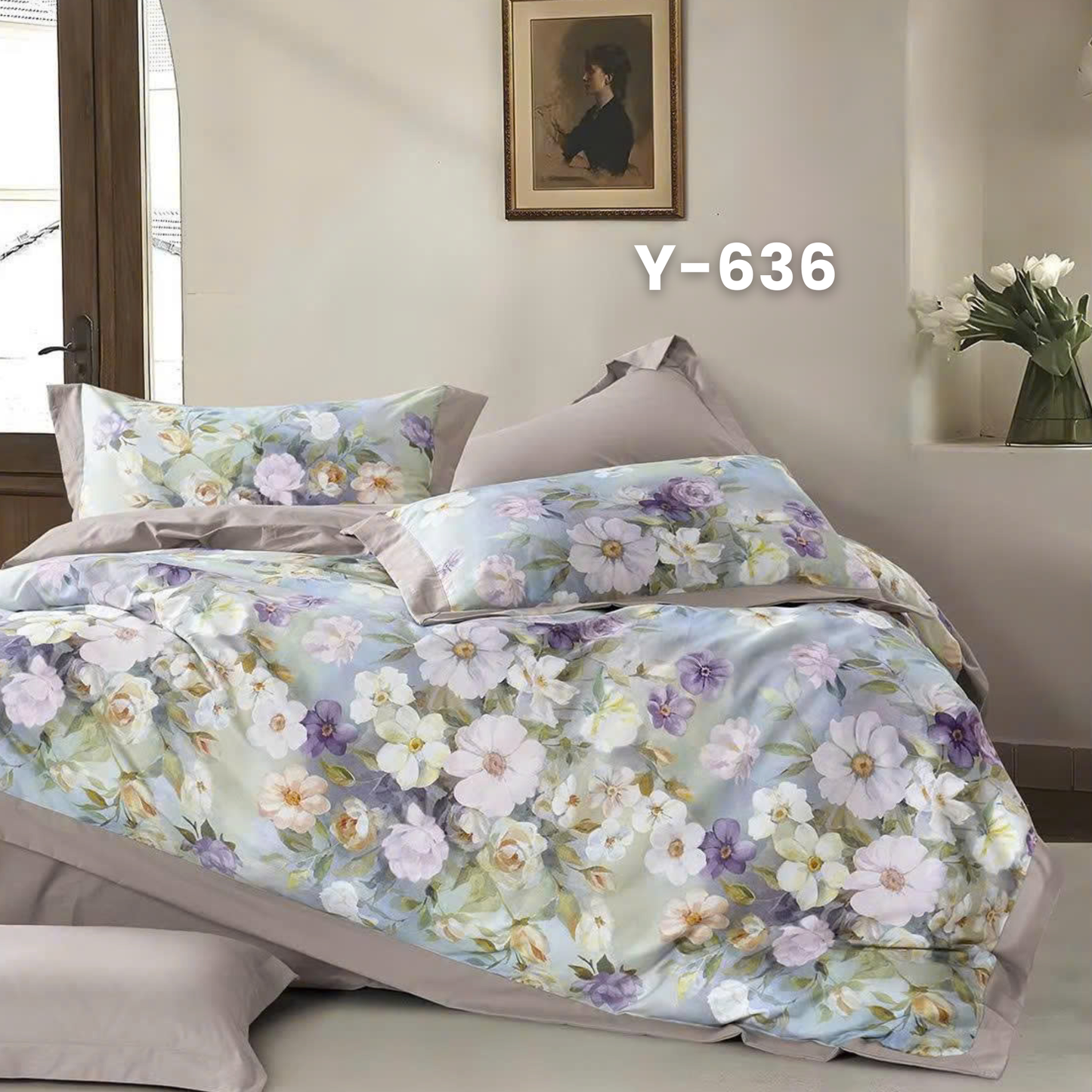 (Pre Order) Bed-in-a-bag set - Cotton-Silk T200