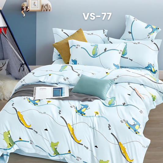 1 vỏ chăn, 1 drap bọc và 2 vỏ gối BỘ ga trải giường