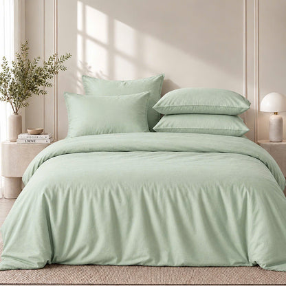Cotton Budget Set - 1 Fitted sheet and 2 Pillow cases