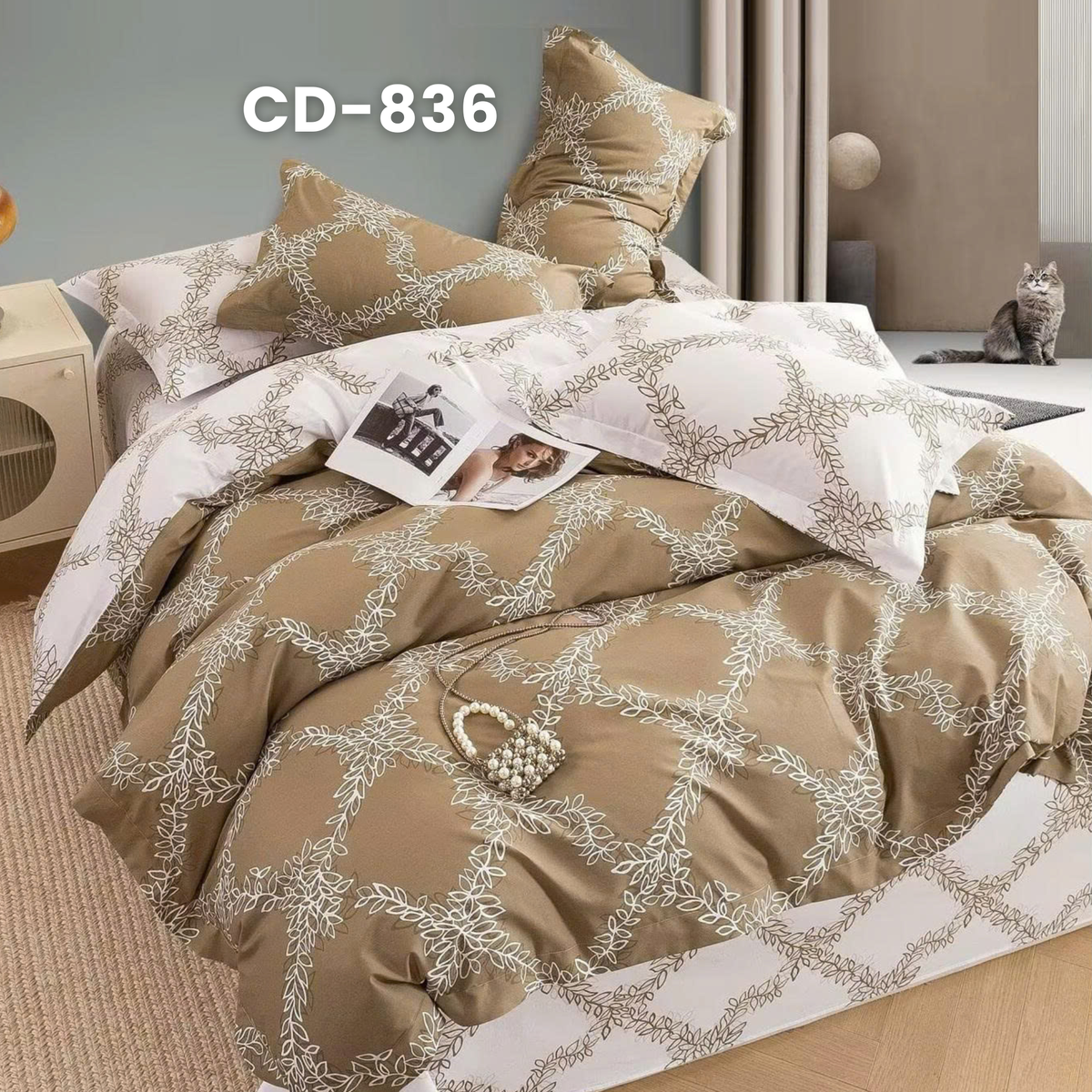 (Pre Order) Bed-in-a-bag set - Cotton-Silk T200