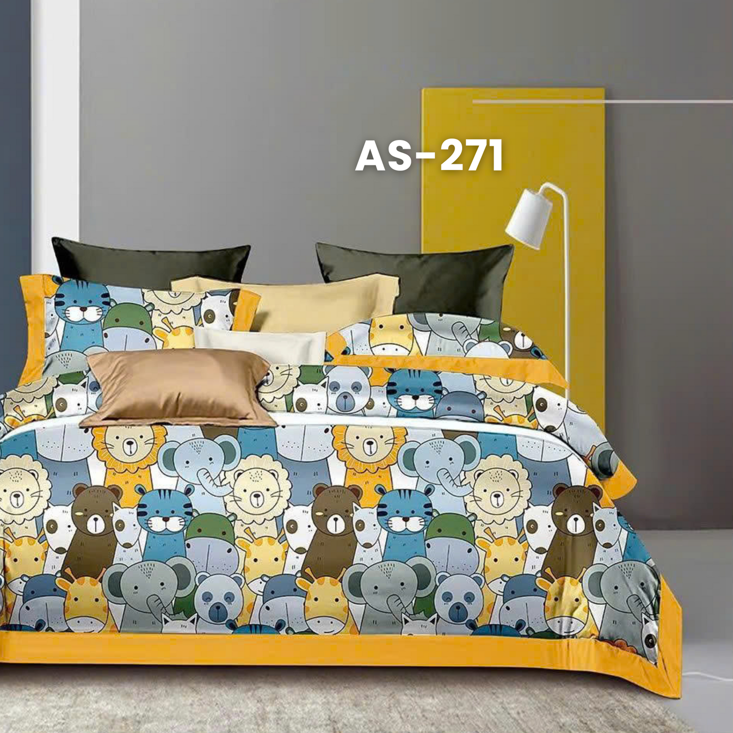(Pre Order) Bed-in-a-bag set - 100% Cotton - AS Color