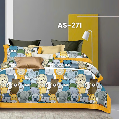 (Pre Order) Bed-in-a-bag set - 100% Cotton - AS Color