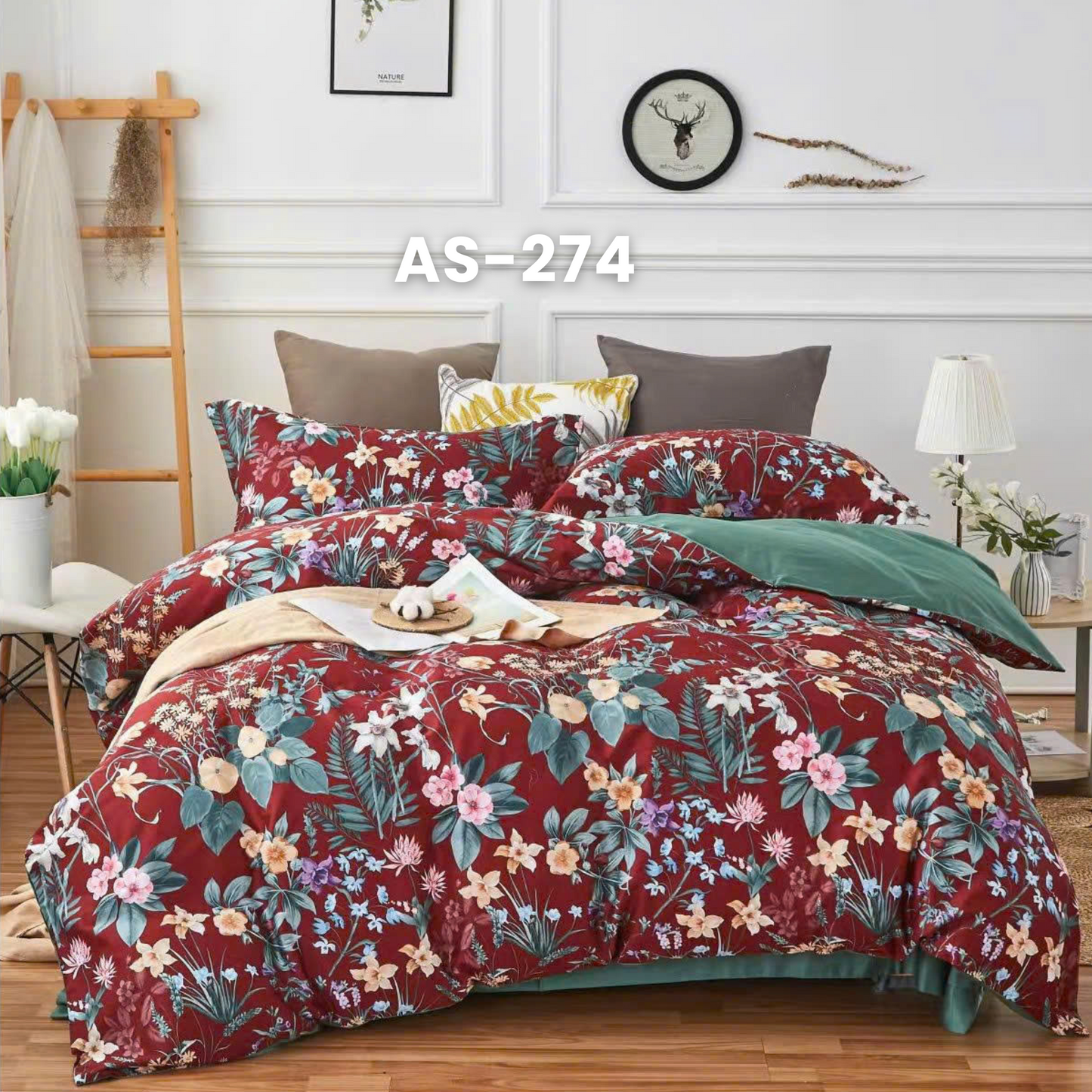 Customizable Cotton Basic Set - 1 Duvet cover, 1 Fitted sheet and 2 Pillow cases - Pre Order