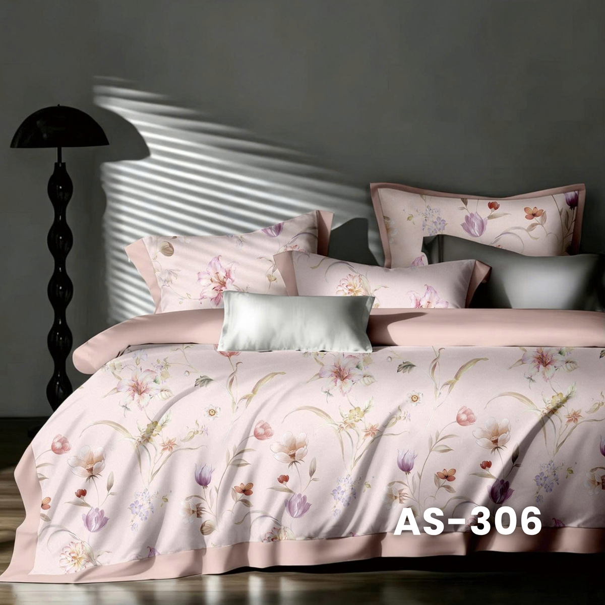 (Pre Order) 100% Cotton Basic Set - 1 Duvet cover, 1 Fitted sheet and 2 Pillow cases - AS color