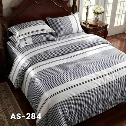 (Pre Order) Bed-in-a-bag set - 100% Cotton - AS Color