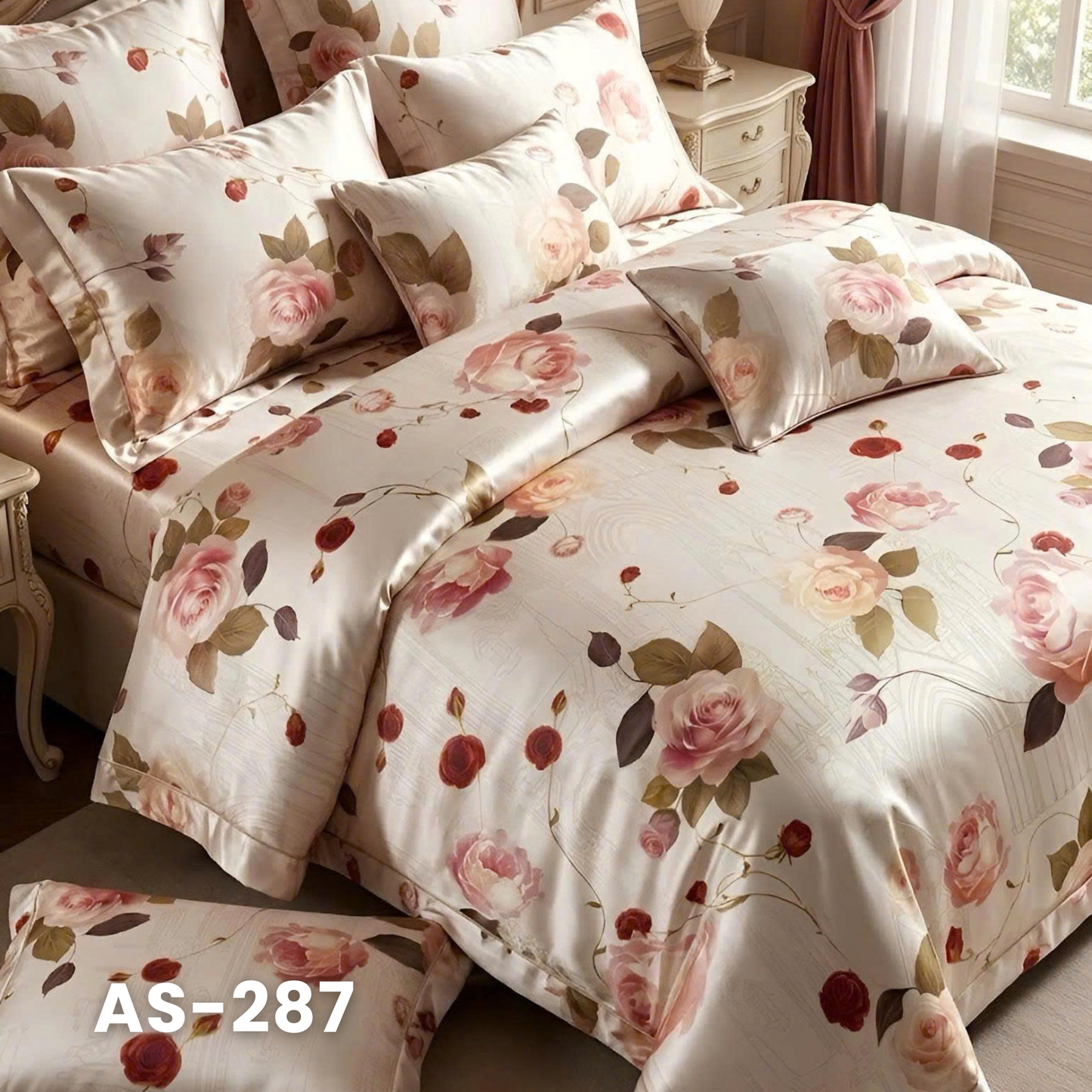 (Pre Order) Bed-in-a-bag set - 100% Cotton - AS Color