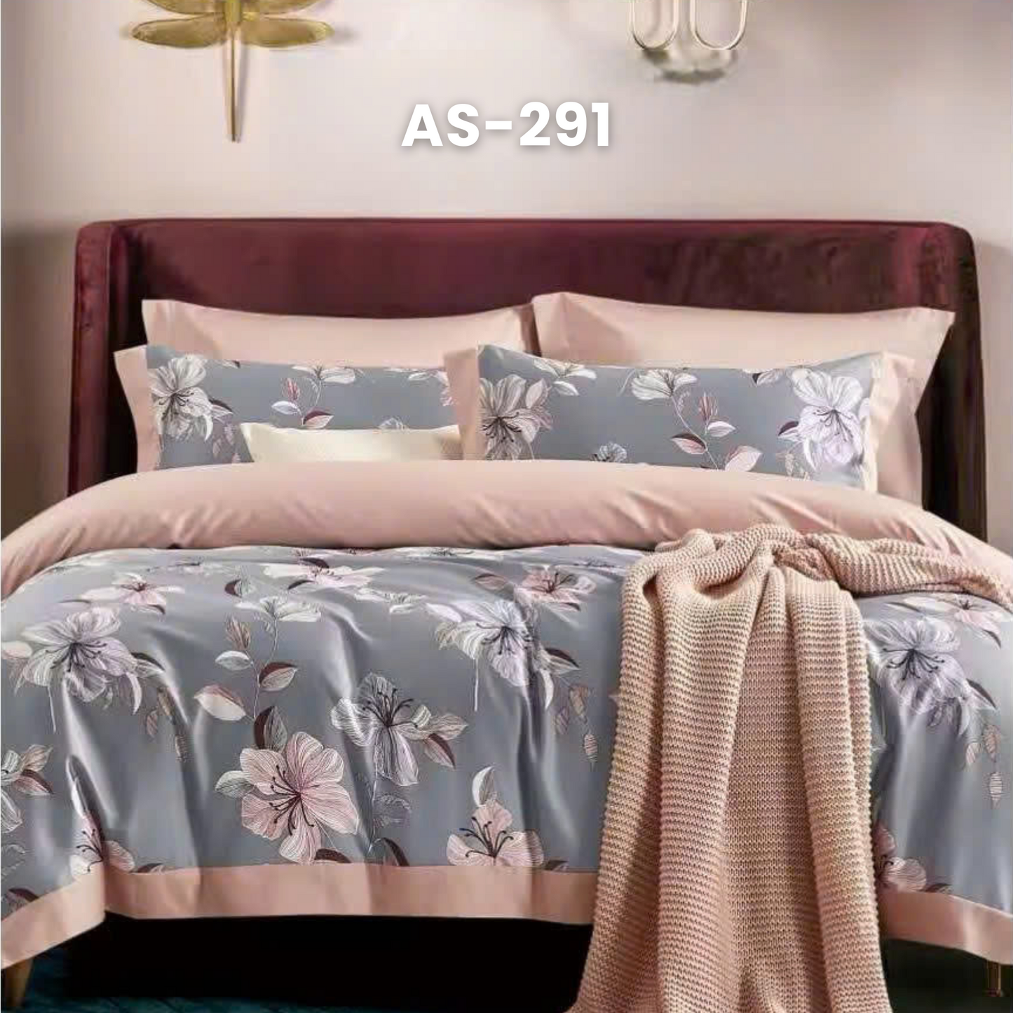 (Pre Order) Bed-in-a-bag set - 100% Cotton - AS Color