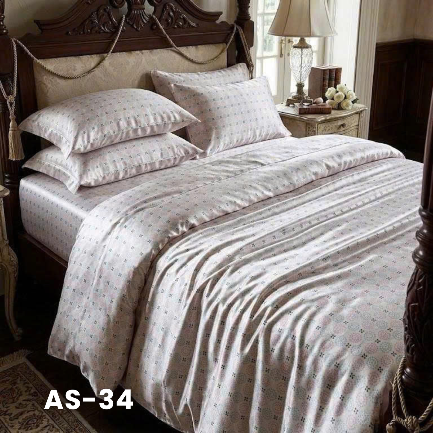 (Pre Order) Bed-in-a-bag set - 100% Cotton - AS Color