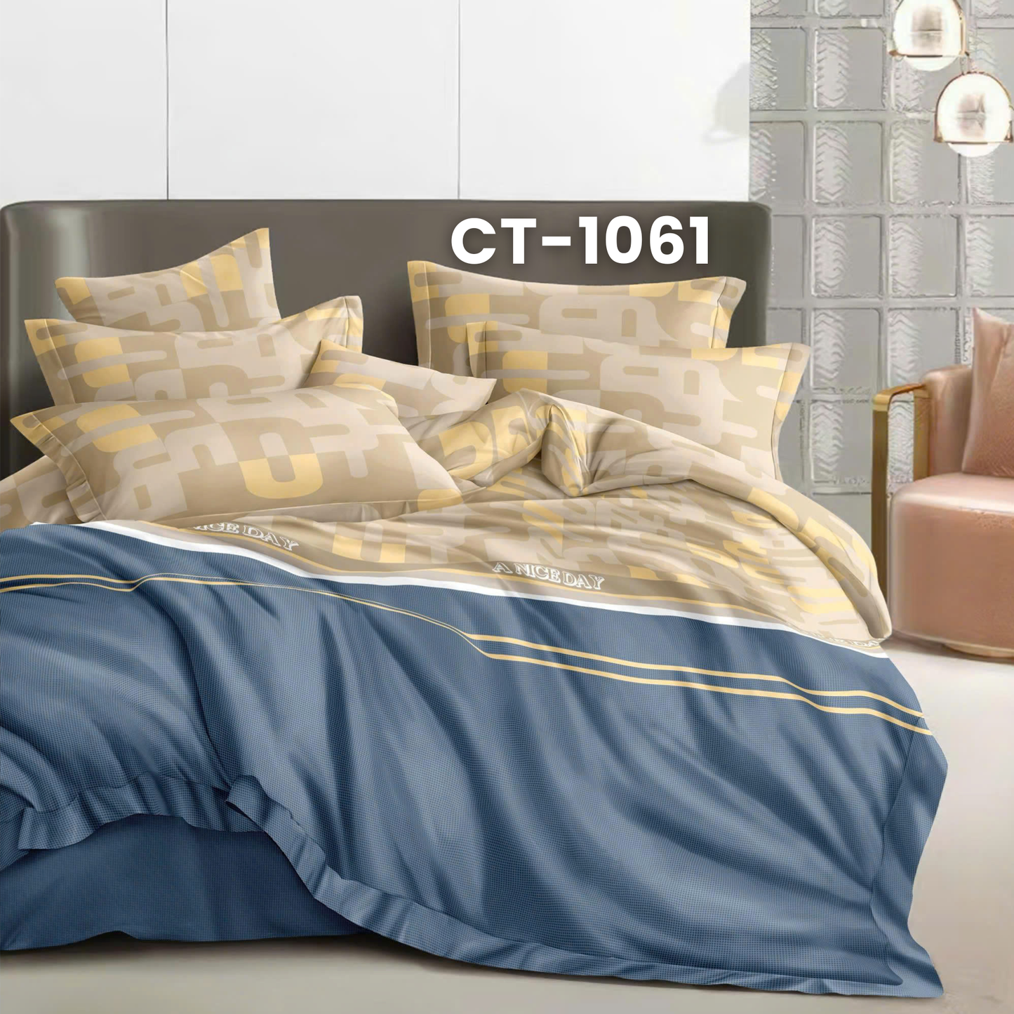 1 vỏ chăn, 1 drap bọc và 2 vỏ gối BỘ ga trải giường