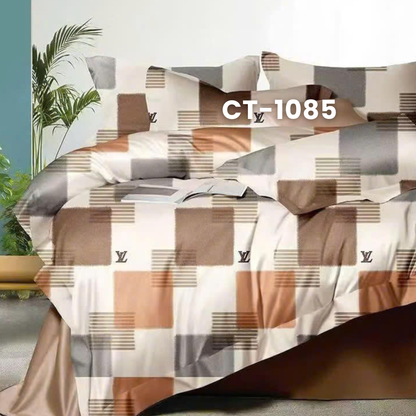1 vỏ chăn, 1 drap bọc và 2 vỏ gối BỘ ga trải giường