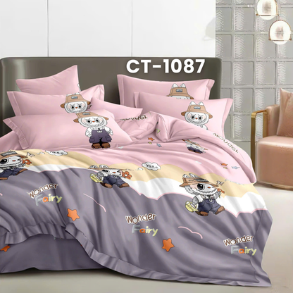 1 vỏ chăn, 1 drap bọc và 2 vỏ gối BỘ ga trải giường