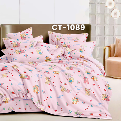 1 vỏ chăn, 1 drap bọc và 2 vỏ gối BỘ ga trải giường