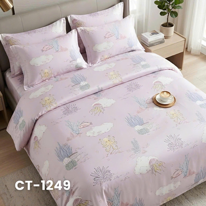 1 vỏ chăn, 1 drap bọc và 2 vỏ gối BỘ ga trải giường