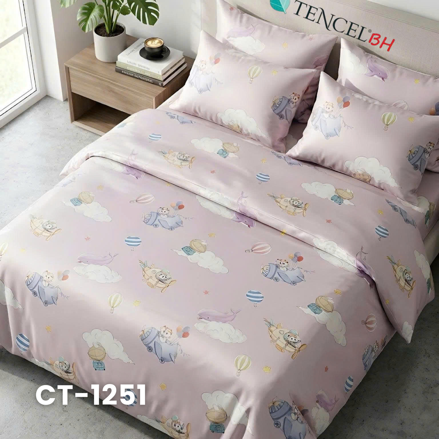 1 vỏ chăn, 1 drap bọc và 2 vỏ gối BỘ ga trải giường