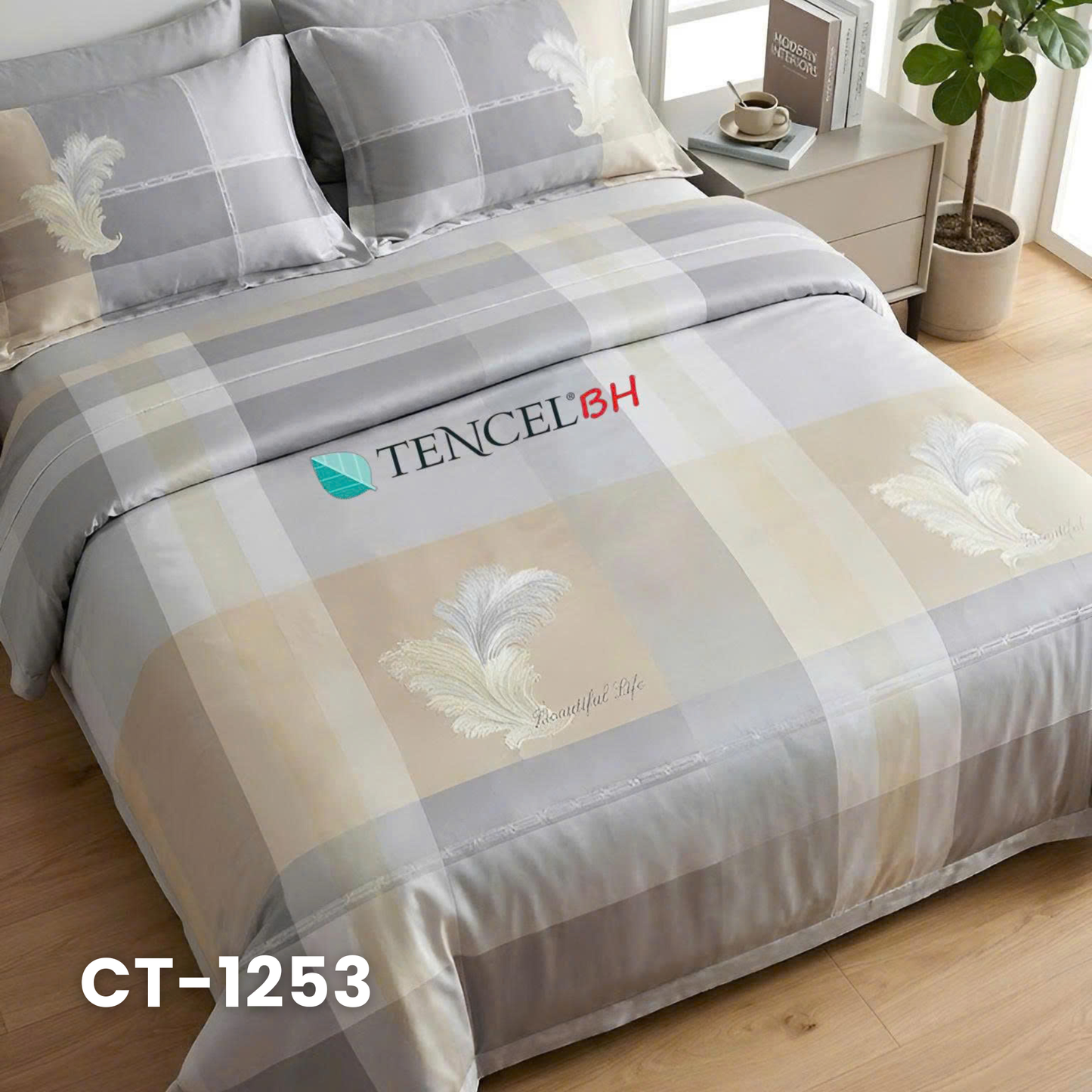 1 vỏ chăn, 1 drap bọc và 2 vỏ gối BỘ ga trải giường