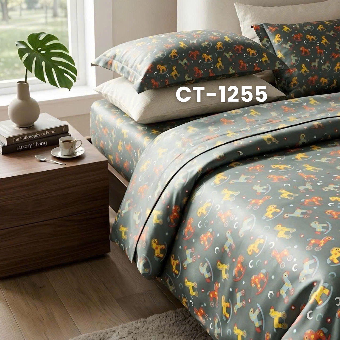 1 vỏ chăn, 1 drap bọc và 2 vỏ gối BỘ ga trải giường