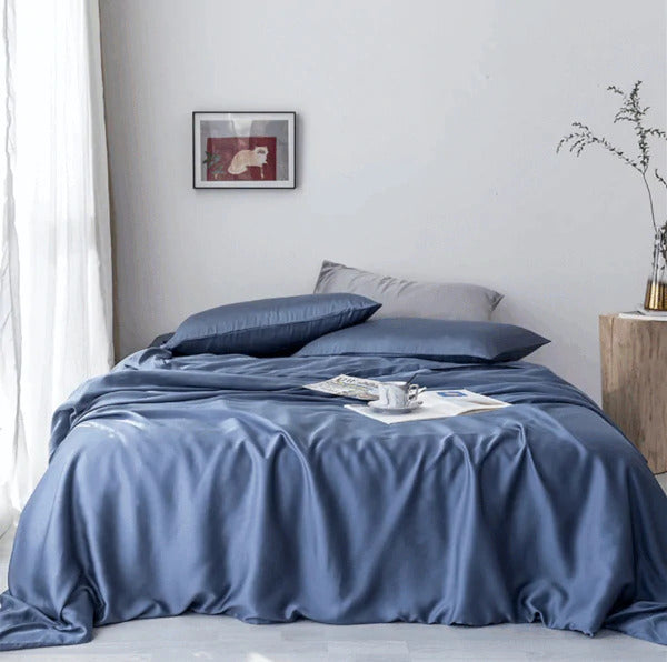 Tencel Basic Set - 1 Duvet cover, 1 Fitted sheet and 2 Pillow cases