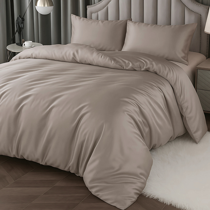 Tencel Basic Set - 1 Duvet cover, 1 Fitted sheet and 2 Pillow cases