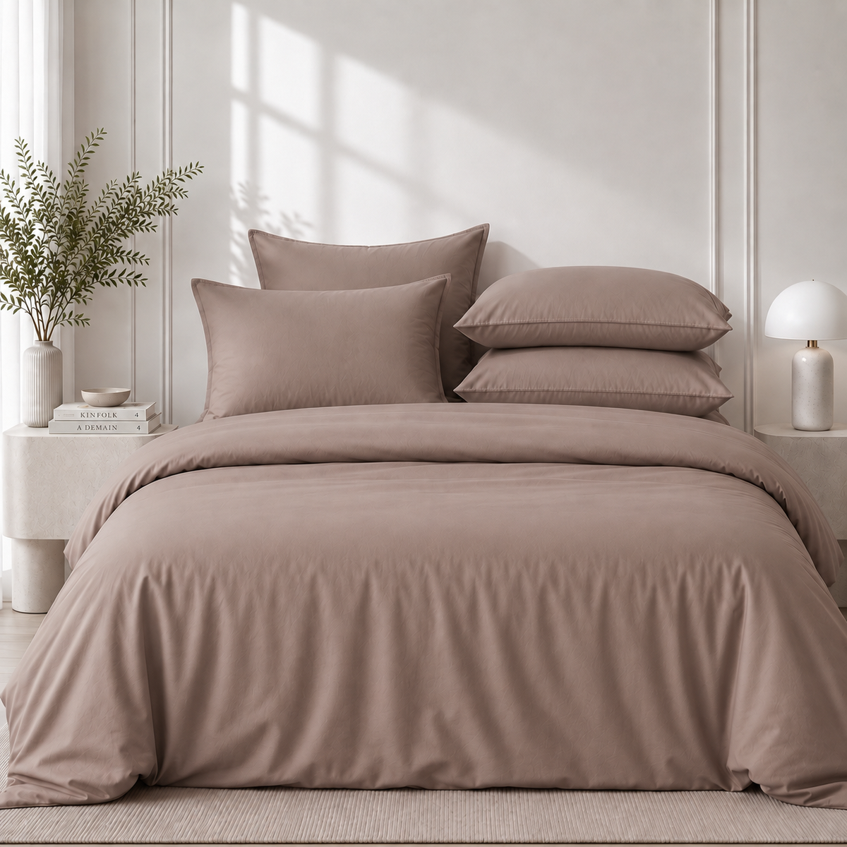 Bộ Cotton Cơ Bản - 1 Vỏ Chăn, 1 Ga Chun Và 2 Vỏ Gối