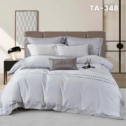 Customize Tencel Basic Set - 1 Duvet cover, 1 Fitted sheet and 2 Pillow cases - Choose your color