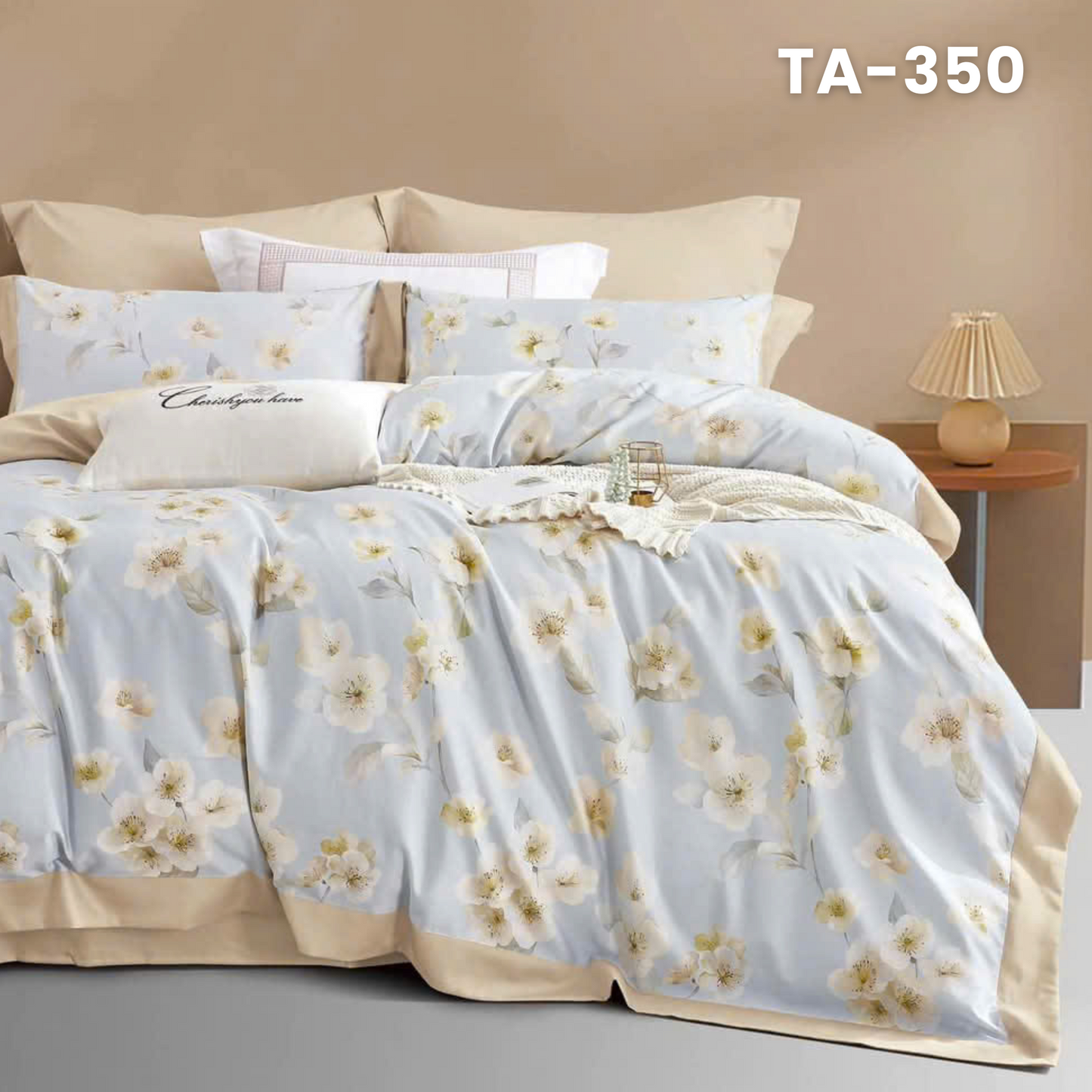 Customize Tencel Basic Set - 1 Duvet cover, 1 Fitted sheet and 2 Pillow cases - Choose your color