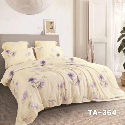 Customize Tencel Basic Set - 1 Duvet cover, 1 Fitted sheet and 2 Pillow cases - Choose your color