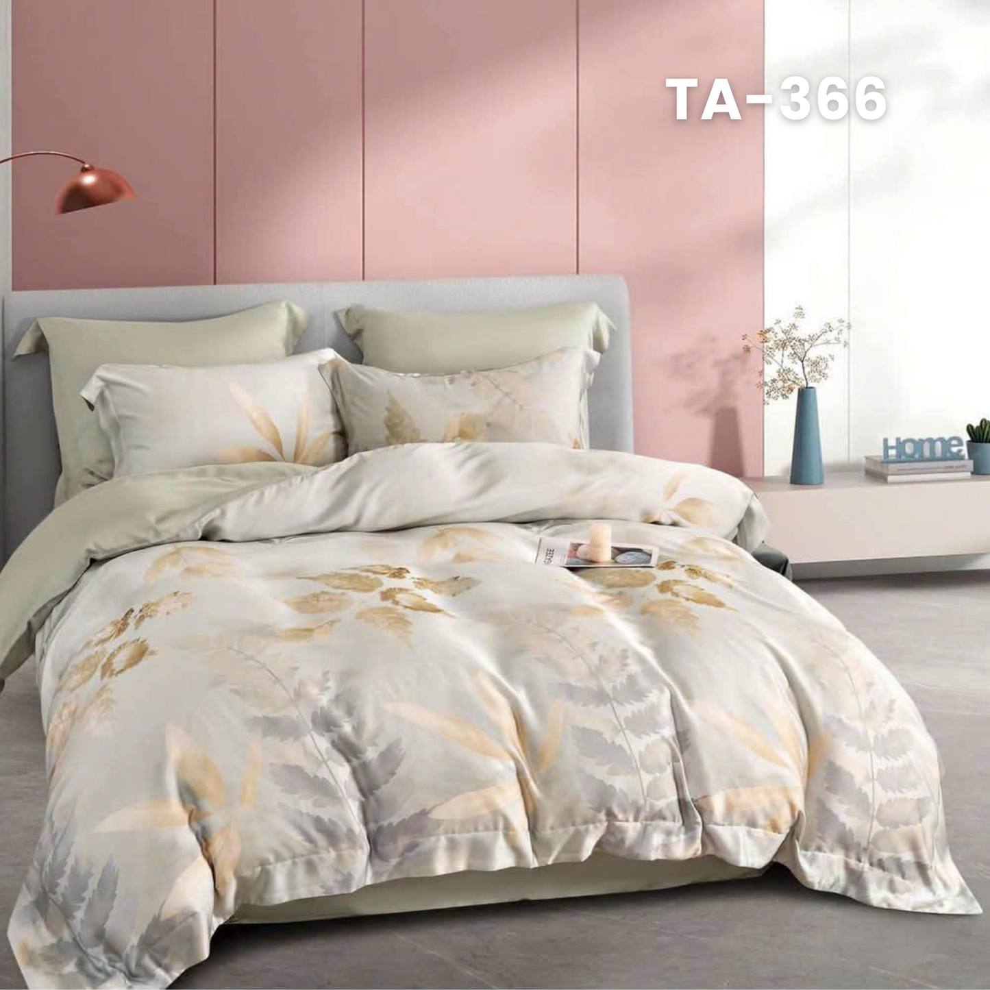 Customize Tencel Basic Set - 1 Duvet cover, 1 Fitted sheet and 2 Pillow cases - Choose your color