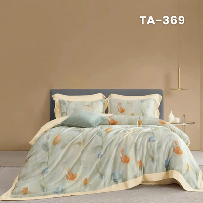 Customize Tencel Basic Set - 1 Duvet cover, 1 Fitted sheet and 2 Pillow cases - Choose your color